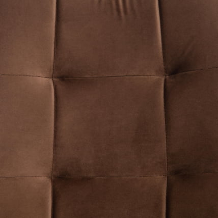 Стул CХИЛЛЙ (мод. 7095-1) ткань/металл, 45кс53х88 см, высота до сиденья 50 см, коричневый баркхат 12/черный / CHILLY (mod. 45x53х88 barkhat_6