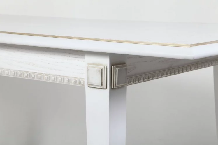 Стол обеденный Фаворит-2 (1,1м) тон 1 с золотой патиной Пирамиды_10