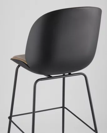 Стул барный Беетле Лите ПУ со спинкой Бежевый / Beetle Lite PU_6