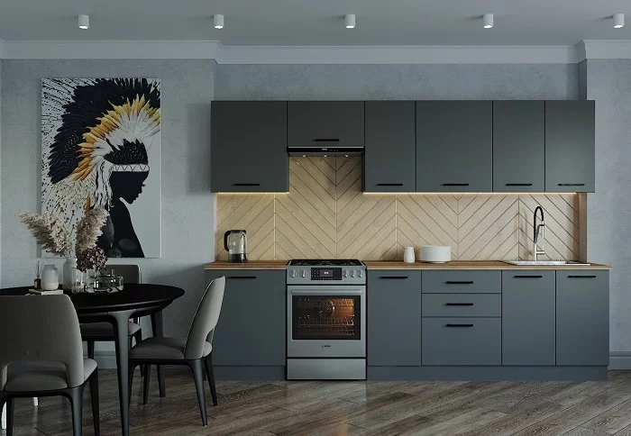 Гарнитур кухонный 3000 Антрацит 3000_0