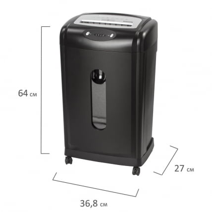 Уничтожитель (шредер) БРАУБЕРГ С18-С 2 уровень секретности / BRAUBERG S18-S_9