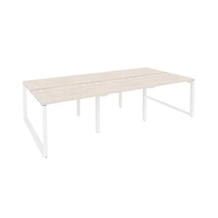 Рабочая станция на О-образном м/к ОНИКС О.МО-Д.РС-6.1.7 Денвер Светлый/Белый / ONIX O.MO-D.RS-6.1.7_0