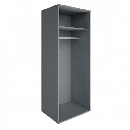 Каркас гардероба А.ГБ-2 Рива А.ГБ-2К Клен/Металлик / Riva_0