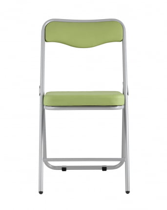 Складной стул Джонни силвер экокожа Салатовый / silver_2