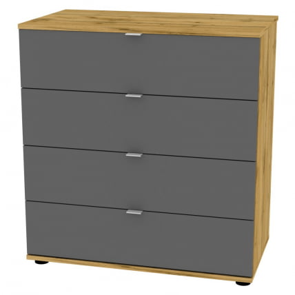 Комод Алиса(К1)856х801х459сторцевойручкой(ДВ-Графит) / Алиса(K1)856х801х459сторцевойручкой(ДВ-Графит)_0