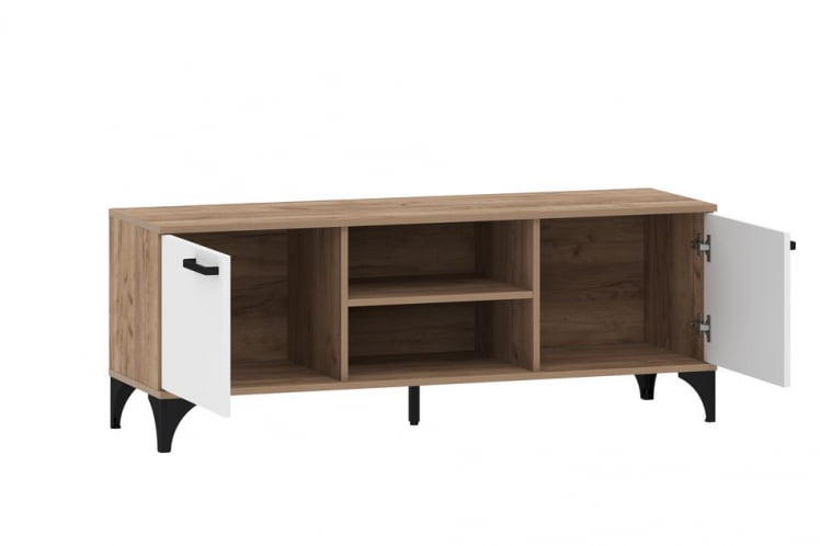 Тумба ТВА Марсель НМ 013.45 Меренга Дуб Крафт табачный_1