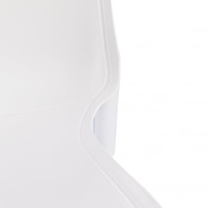 Стул ГЕНИУС (мод 75) металл/пластик, 46кс56кс84cм, белый/ножки хром / GENIUS (mod 46x56x84cм,_6