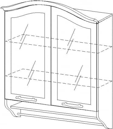 Шкаф-витрина Тиффани 19.15_4