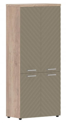 Шкаф с глухими средними и малыми дверьми Торр ЛУКС ТЛХC 85.3 Дуб Каньон Капучино / Torr LUX TLHC_0