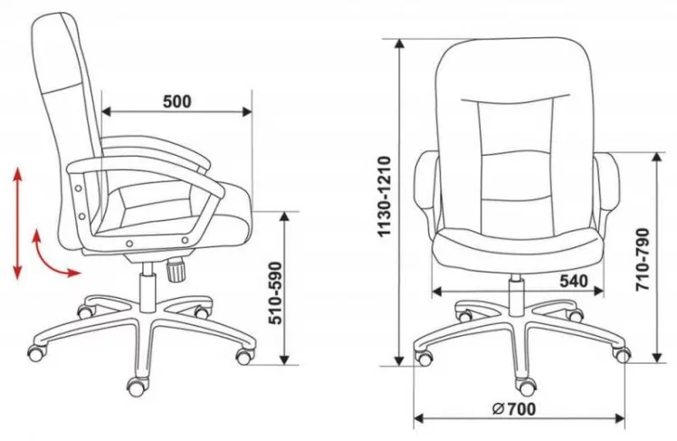 Кресло руководителя Бюрократ Т-9908АКССН/Ф9 / T-9908AXSN/F9_6