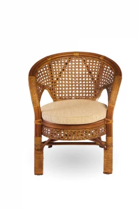 Кресло Пеланги, подушка на молнии Пеланги 02/15-3 миндаль матовый / Pelangi_1