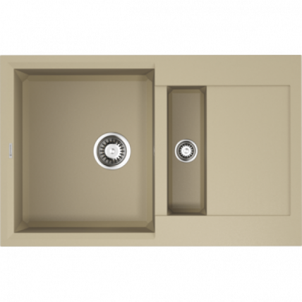 Мойка Омоикири Сакаиме 78-2-Ч Тетогранит/Шампань / Omoikiri Sakaime 78-2-Ch Tetogranit/Шампань_0