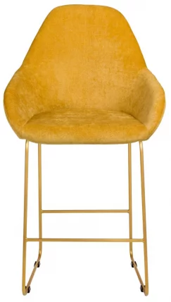 Стул барный Кент (Б) Желт/Линк Золото / Kent_1