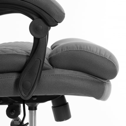 Кресло руководителя Чиеф металБЛ велюр/ткань, серый, 29/ТВ-12 / Chief metalBL 29/TW-12_9