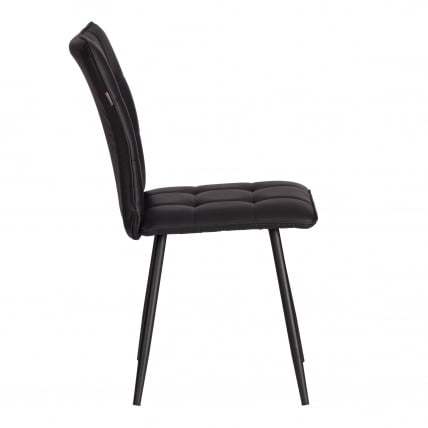 Стул обеденный Бари (2 шт. в упаковке) ЛТ, экокожа , черная, 41х55х89 см / Bari LT,_1