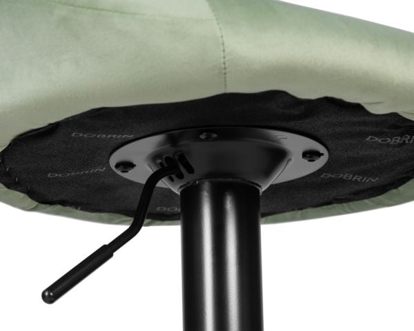 Стул барный ДОБРИН ЛОГАН БЛАCК (мятный велюр (МДЖ9-87)) 2 шт / DOBRIN LOGAN BLACK (MJ9-87))_9