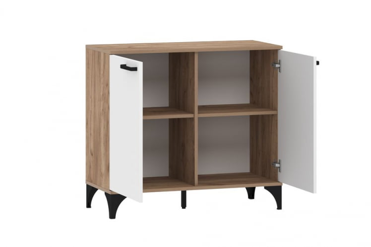 Тумба Марсель НМ 013.78 Меренга Дуб Крафт табачный_1