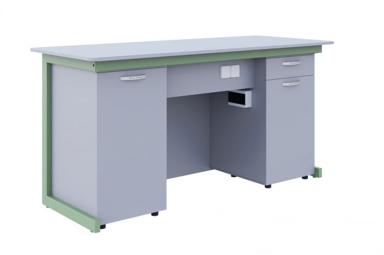 Стол демонстрационный для кабинета физики для кабинета физики Оливковый/Серый_0