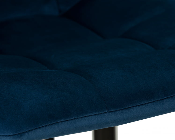 Стул барный ДОБРИН НИCОЛЕ (черные матовые ножки, темно-синий велюр (108-95)) / DOBRIN NICOLE_6