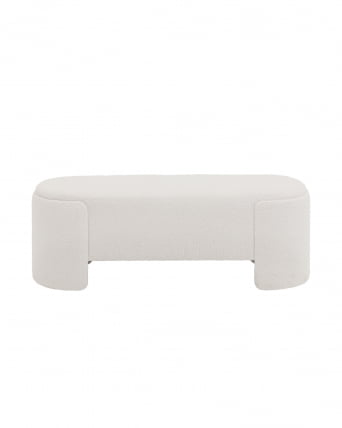 Банкетка Такс букле Белый / Taks_1