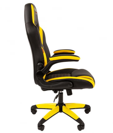 Кресло геймерское CХАИРМАН ДРАЙВ (ГАМЕ) 15 Черный Желтый / CHAIRMAN (GAME)_1