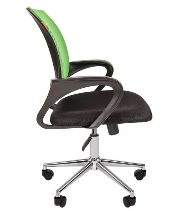 Кресло оператора CХАИРМАН 696 Хроме Светло-зеленый / CHAIRMAN Chrome_2