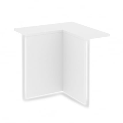 Накладка угловая высокая внутренняя с подсветкой левая для О.Р-Ф.МУ.ВНУ(Л) ОНИКС О.Р-НУ.В.ВНУ.С(Л) Белый Бриллиант / О.R-F.MU.VNU(L) ONIX О.R-NU.V.VNU.S(L)_0