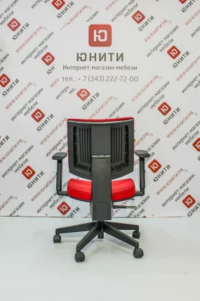 Кресло офисное (ВБ13) Трек выставочный образец Красное / Trek_2