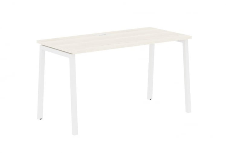 Стол письменный ЕДИС ЕЛСТ 1367 Ясень Траун Белый / EDIS ELST_0