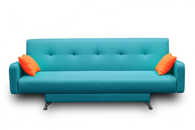 Диван МАНГО 3 (2 категория) Бирюзовый Оранжевый / MANGO_0