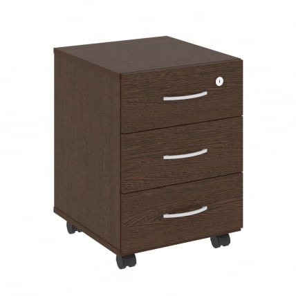 Тумба подкатная (3 ящика, с замком) НОВА С В.ТМ-3 Венге Цаво / NOVA S_0