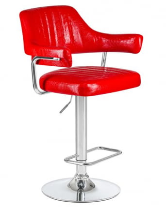 Стул барный ДОБРИН CХАРЛЙ (красный крокодил) 2 шт / DOBRIN CHARLY_2