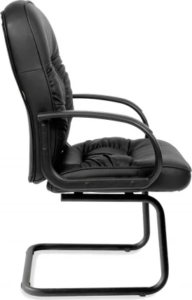 Кресло для посетителя CХАИРМАН 416 ЭКО В (В) Черное Эко / CHAIRMAN (V)_2