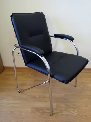 Кресло посетителя CХАИРМАН 850 Терра 118 черный / CHAIRMAN Terra_8