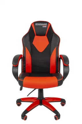 Кресло геймерское CХАИРМАН ДРАЙВ (ГАМЕ) 17 Черный Красный / CHAIRMAN (GAME)_1