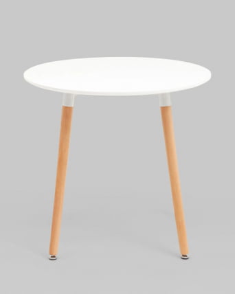 Стол круглый Рокки Нев Д=80 белый / New D=80_1