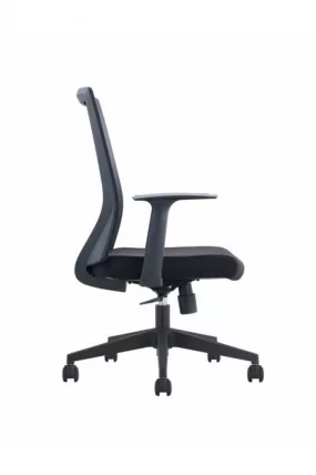 Кресло офисное ТРЭНД ЛБ Черный пластик / LB_2