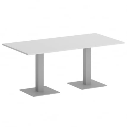 Стол прямоугольный ХОМЕ ОФФИCЕ ВР.СП-5-180.2 Белый/Серый металл / HOME OFFICE VR.SP-5-180.2_0