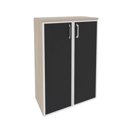 Шкаф средний широкий ОНИКС О.СТ-2.4Р блаcк Дуб Аттик / ONIX O.ST-2.4R black_0