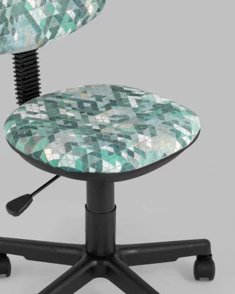 Кресло компьютерное детское УМКА абстракция Зеленый_4