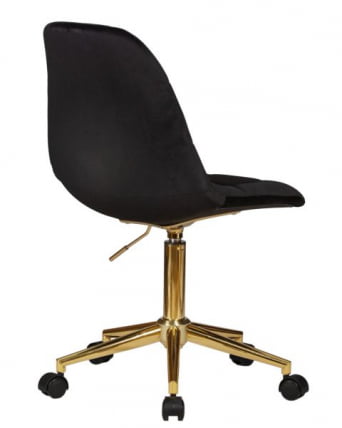 Офисное кресло для персонала ДОБРИН МОНТЙ ГОЛД (черный велюр (МДЖ9-101)) 2 шт / DOBRIN MONTY GOLD (MJ9-101))_4