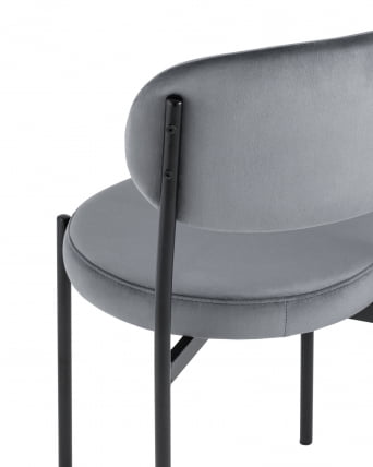 Стул Бриф НЕВ велюр Серый / NEW_6