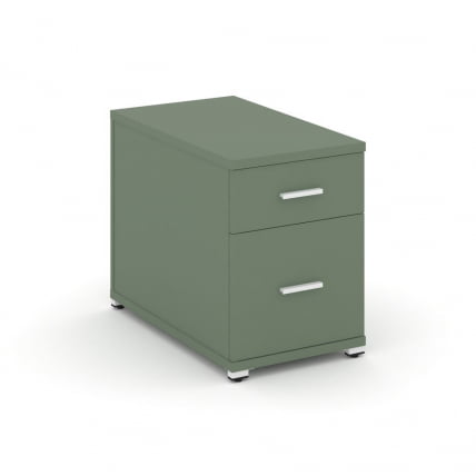 Тумба опорная/приставная с ящиком и распашным фасадом CОНCЕПТ CН.ТГО-004 Б/В Кобо Белый / CONCEPT CN.TGO-004 B/W_0