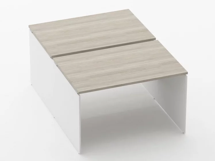 Рабочий модуль Дека ЛДСП каркас 75.165.12 Дуб Сантана светлый/Белый / Deka_0