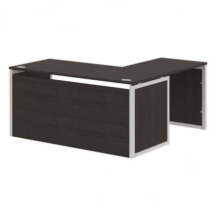 Стол письменный угловой левый КСТЕН-КП КСКПCТ 1615Х Л Дуб Юкон Серый / XTEN-QP XQPCT 1615H L_0