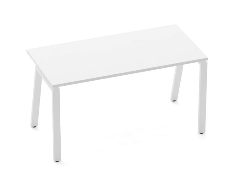 Стол прямой Дека Л-обр. каркас 73.07.14 Белый / Deka_1