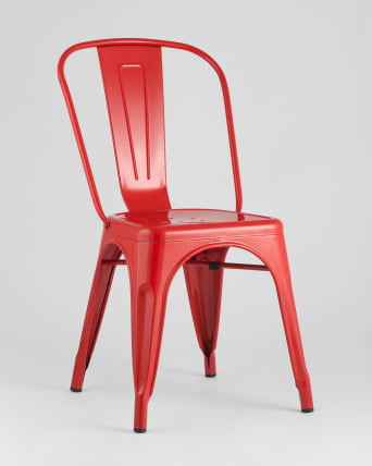Стул ТОЛИКС с высокой спинкой Красный глянцевый / TOLIX_1