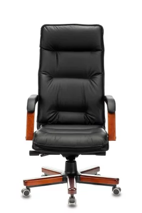 Кресло руководителя Бюрократ Т-9927ВАЛНУТ/БЛАCК / T-9927WALNUT/BLACK_1