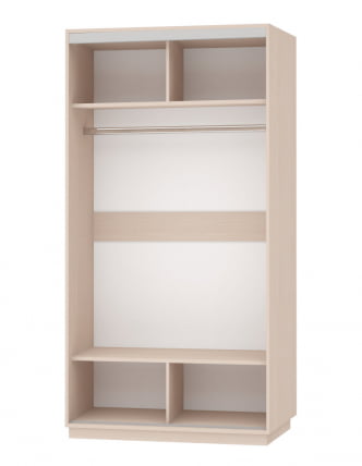 Шкаф-купе двухдверный Экспресс Хит Улица/Дуб молочный_1