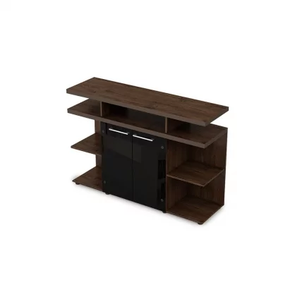 Шкаф низкий со стеклом ТАИМ-МАКС 4ШН.012.2 Брауни / TAIM-MAX_0